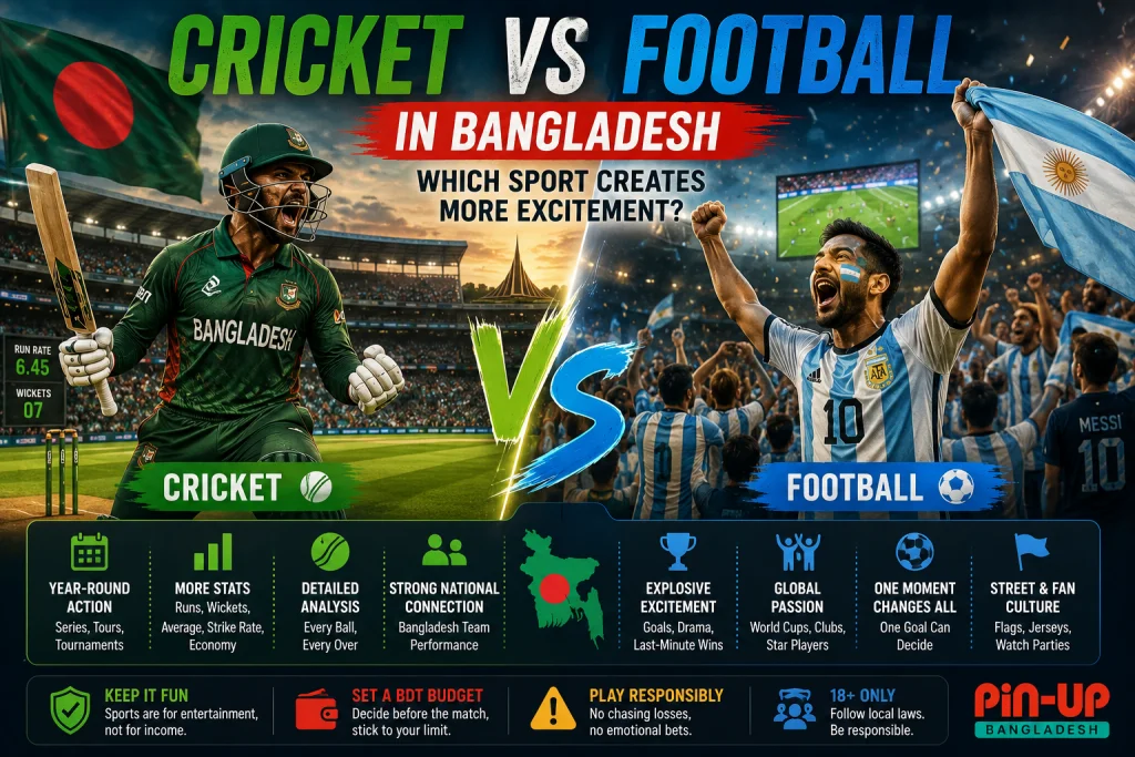 Cricket vs Football